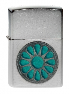 Zippo Turqouise Design